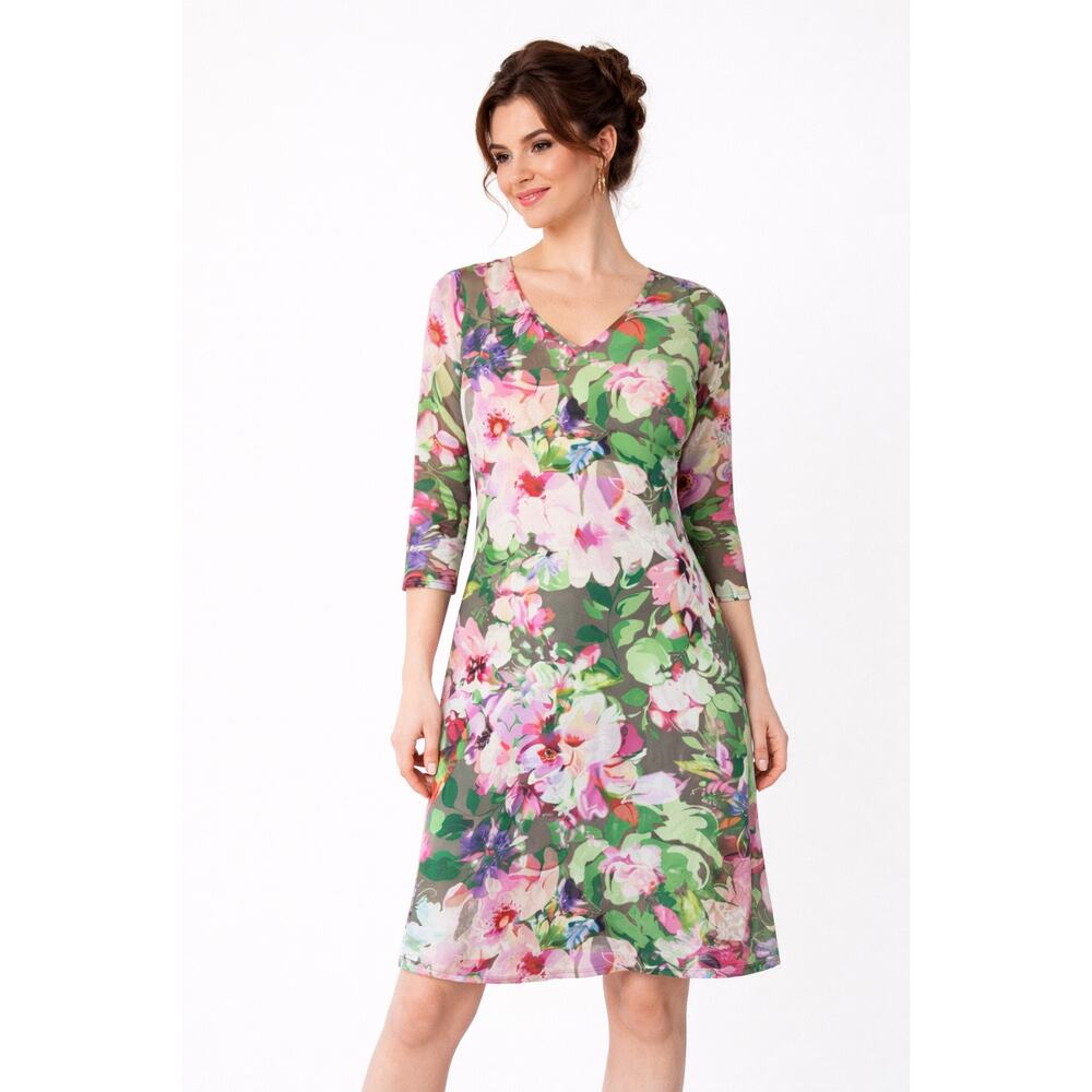 Sara Campbell Floral Dress - Size M